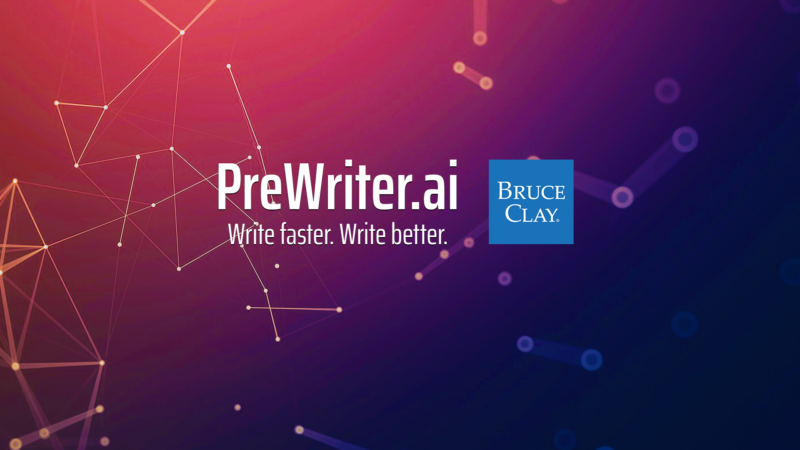Writer faster, write better with PreWriter.ai